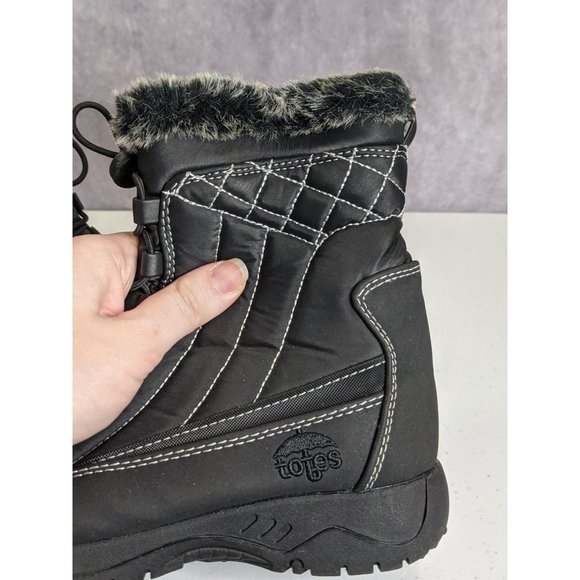 Totes Eve Black Snow Boots - Picture 4 of 6